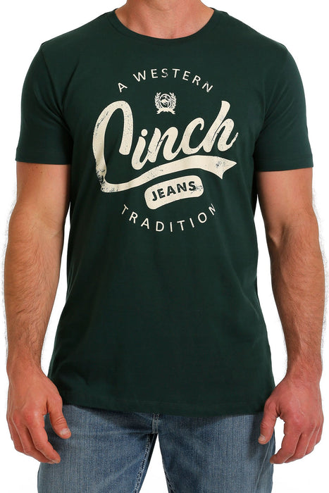 Men's Cinch Jeans A Western Tradition Tee / Green