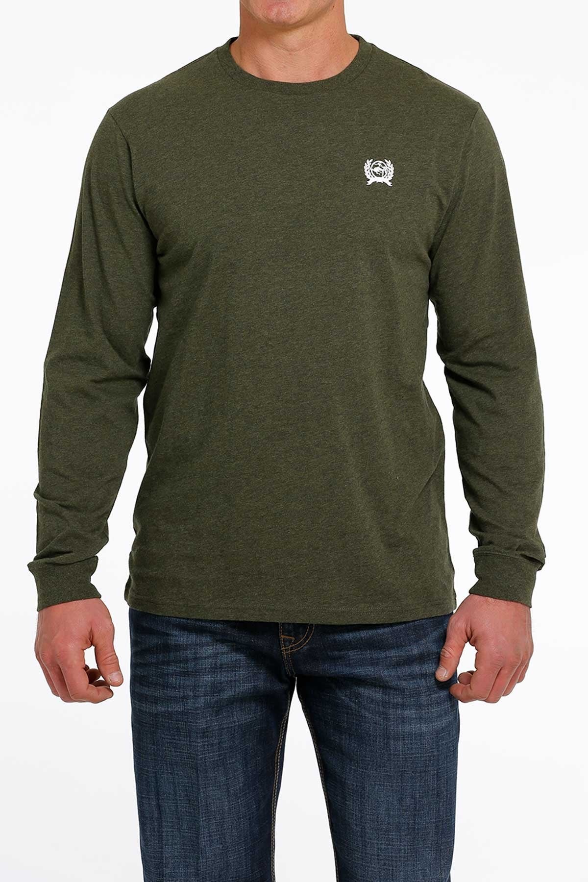 Men's Cinch Long Sleeve Tee / Green