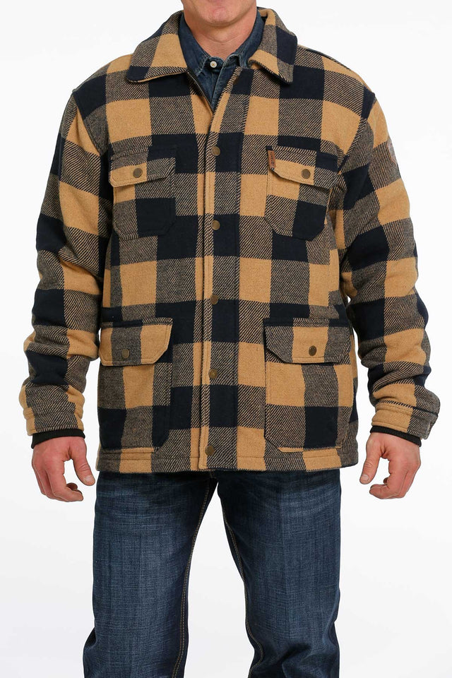 Cinch Men's Twill Frontier Coat / Brown