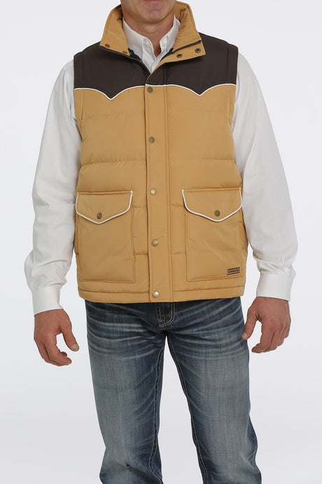 Cinch Men's Quilted Vest / Gold