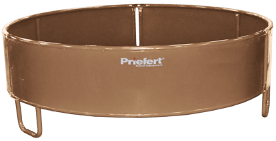 Priefert Round Bale Feeder For Horses BLUE