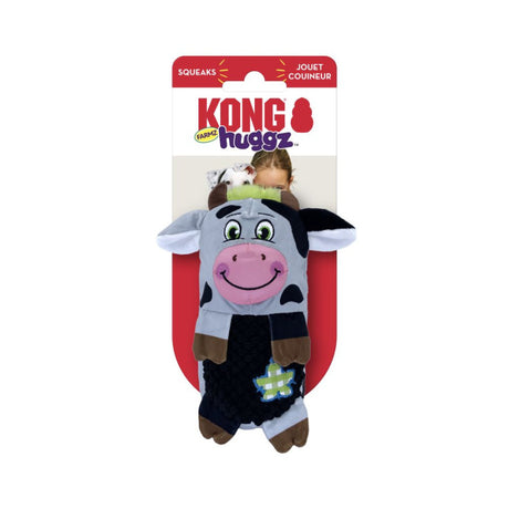 Kong Huggz Farmz Cow Dog Toy, Small