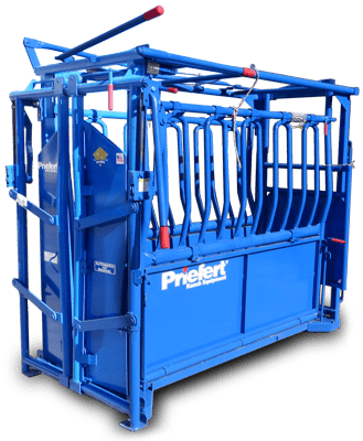 Priefert Economy Squeeze Chute with Manual Headgate Model 91