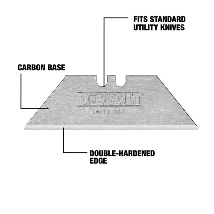 DeWalt Heavy-Duty Blades for Utility Knives - 75 PACK