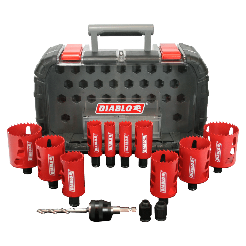 DIABLO 14 pc General Purpose Bi-Metal Hole Saw Set