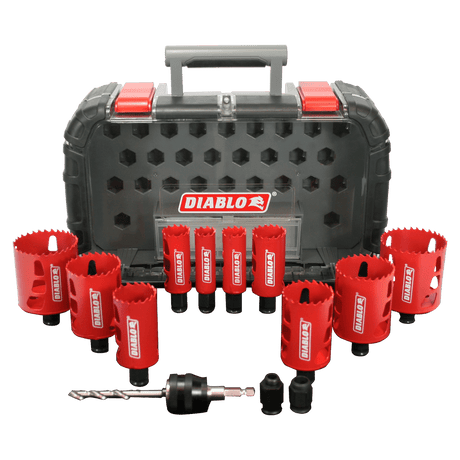 DIABLO 14 pc General Purpose Bi-Metal Hole Saw Set