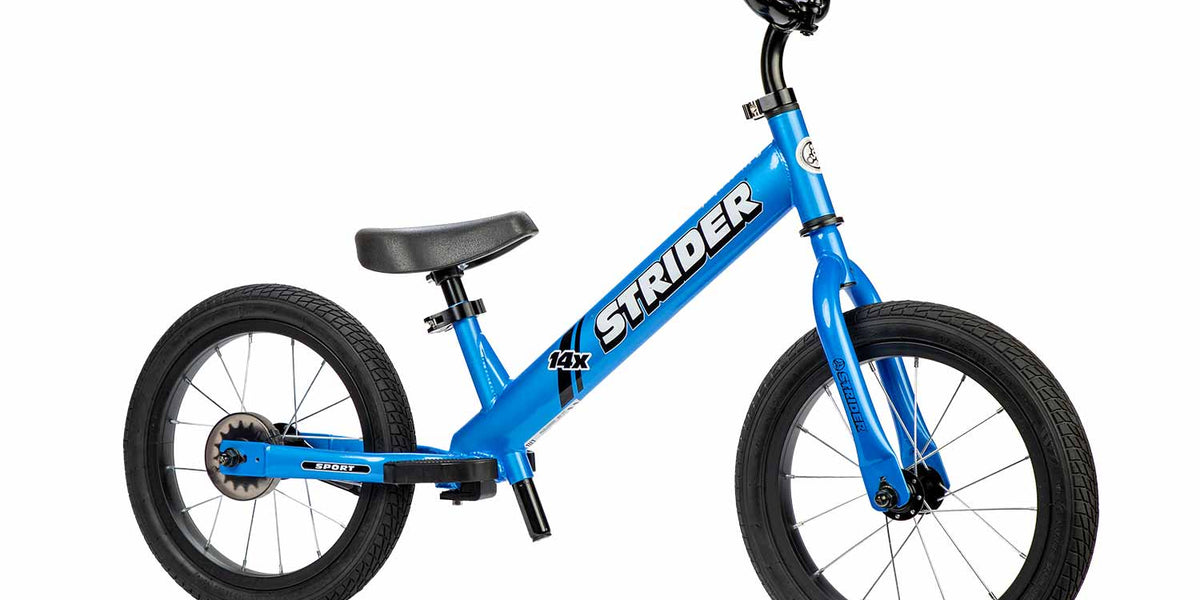 Strider Sports 14X Sport Balance Bike Blue