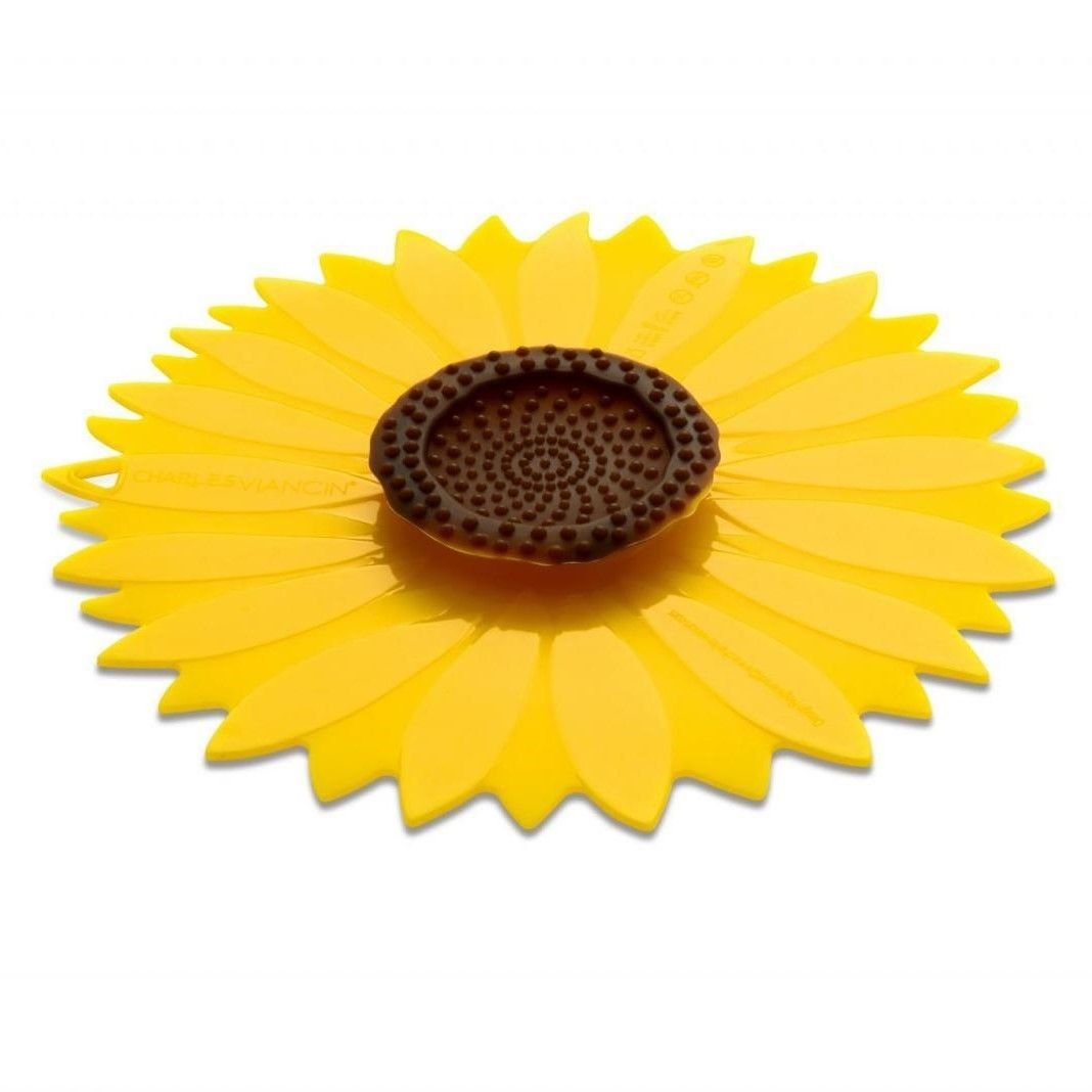 Charles Viancin Silicone 8 Inch Sunflower Lid SUNFLOWER