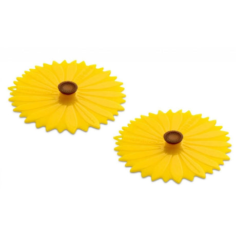 Charles Viancin Sunflower Drink Cover Set Of 2