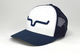 Kimes Ranch Weekly Trucker Cap REVERSE_WHT_NVY